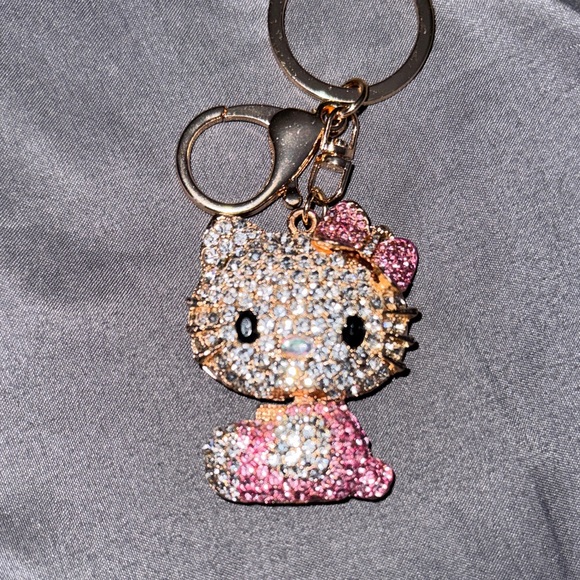 Hello Kitty Rhinestone Keychain - Picture 1 of 3